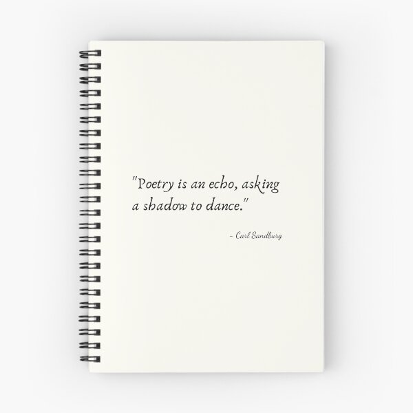 Item preview, A Quote about Poetry by Carl Sandburg designed and sold by Poemit.