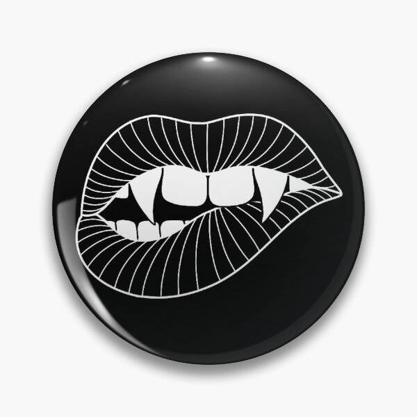 Item preview, SPECIAL KISS (vampire, dark background) designed and sold by InkVee.