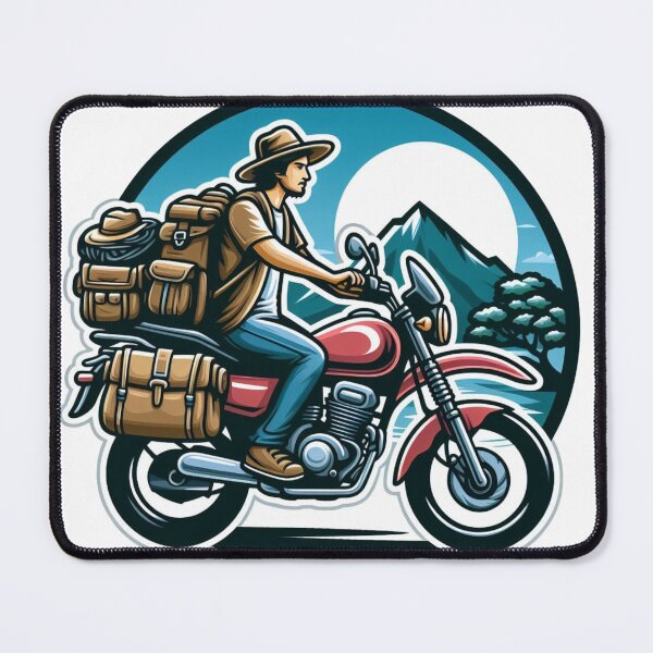 Item preview, Traveling by Motorcycle designed and sold by Gulyabani.