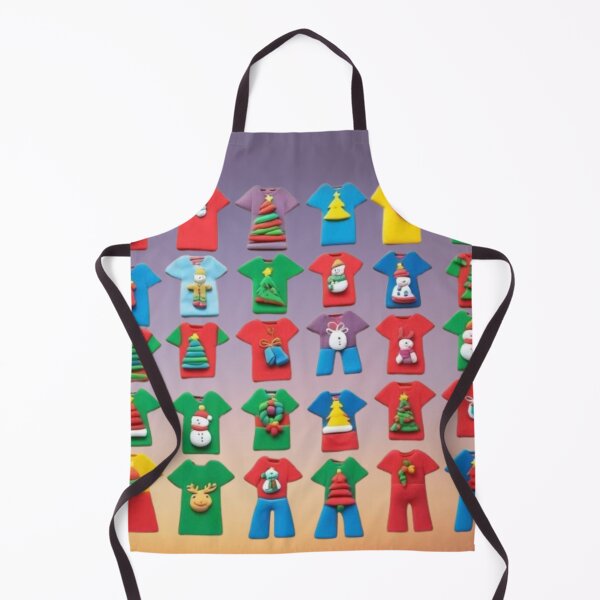 Item preview, Advent Christmas graphics board with Christmas ornaments made of plasticine on t-shirts designed and sold by JaroDesign2023.