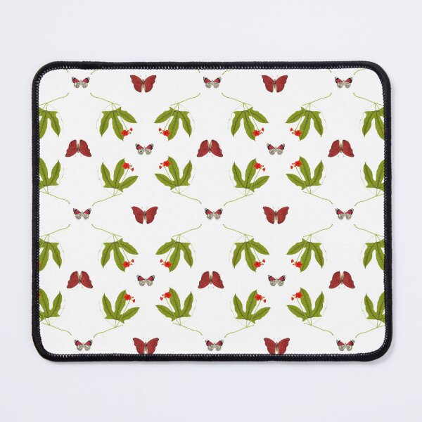 Item preview, Leaves and red butterflies designed and sold by Coastal Garden Design Studio.