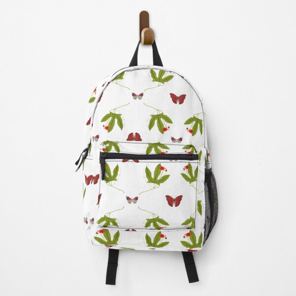 Item preview, Leaves and red butterflies designed and sold by Coastal Garden Design Studio.