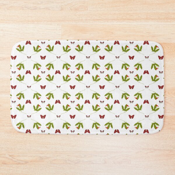 Item preview, Leaves and red butterflies designed and sold by Coastal Garden Design Studio.