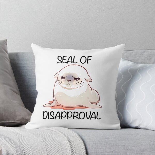 Item preview, Seal of Disapproval Black Text Shirt and Sticker Design by Zeesdesign designed and sold by ZEESDESIGN.