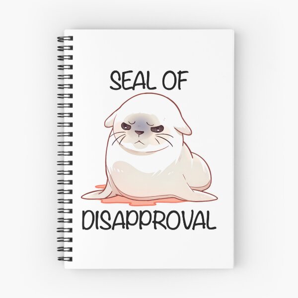 Item preview, Seal of Disapproval Black Text Shirt and Sticker Design by Zeesdesign designed and sold by ZEESDESIGN.