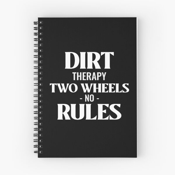 Item preview, Dirt Therapy - Two Wheels, No Rules DirtBike merch designed and sold by ssalujoe.