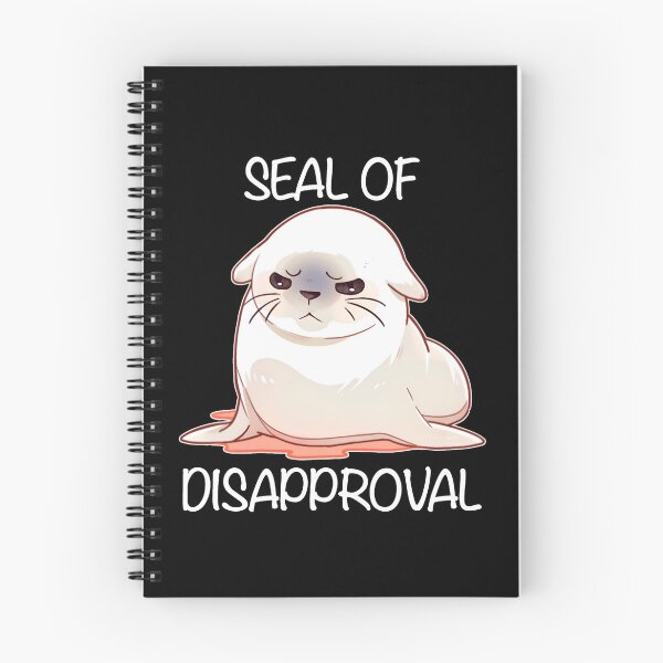 Item preview, Seal of Disapproval White Text Shirt and Sticker by Zeesdesign on Redbubble designed and sold by ZEESDESIGN.