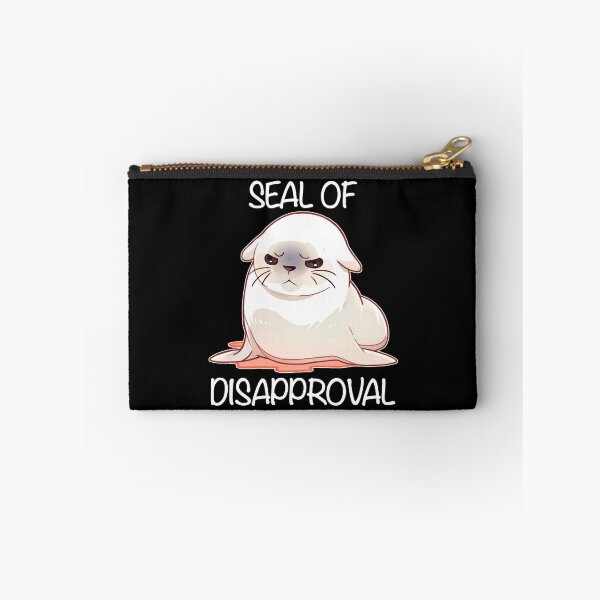 Item preview, Seal of Disapproval White Text Shirt and Sticker by Zeesdesign on Redbubble designed and sold by ZEESDESIGN.