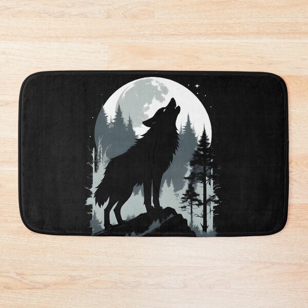 Item preview, wolf howling at moon designed and sold by Trendy-Artistry.