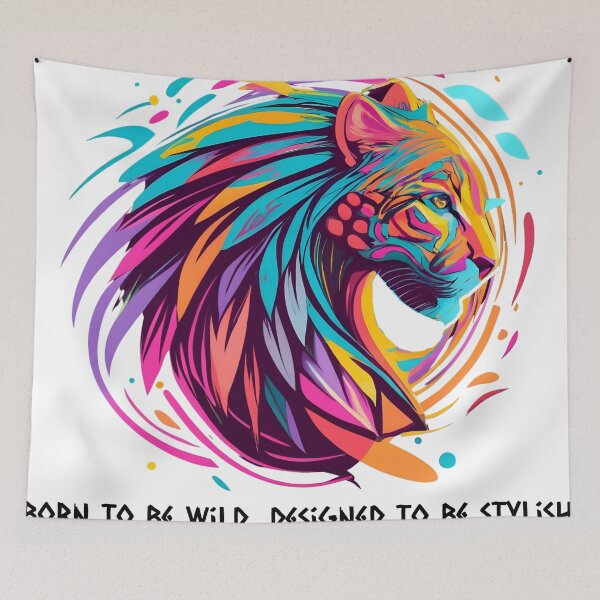 Item preview, Born to be wild, designed to be stylish Tiger designed and sold by Nikisha J.