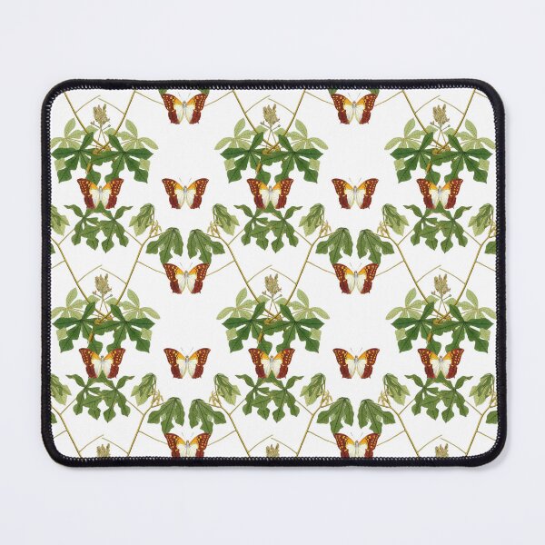 Item preview, Fig leaves and orange butterflies designed and sold by Coastal Garden Design Studio.