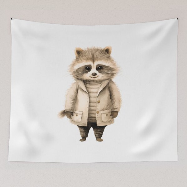 Item preview, Midnight Bandit: Raccoon Adventure Tee designed and sold by Moisky Art.