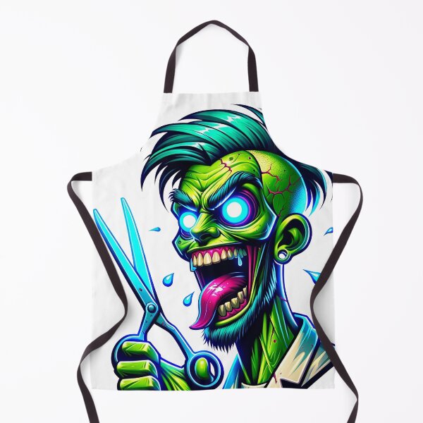 Item preview, Crazy Neon Nightmare Barber designed and sold by psychcyberpunk.