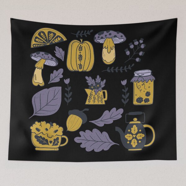 Item preview, Fall Sweatshirt, Cottagecore Fall Graphic Tee, Floral Fall Tee, designed and sold by chipmuckdesignn.