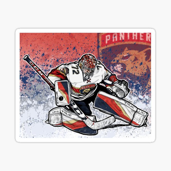 Vista previa del artículo con la obra «Bobrovsky en blanco completo», diseñado y vendido por nfg801.
