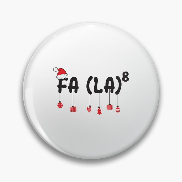 Item preview, FA (LA)8 Funny Christmas Santa Fa La Math Teacher Men Women designed and sold by teeshop87.