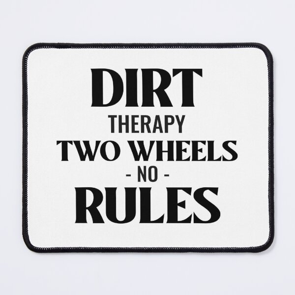 Item preview, Dirt Therapy - Two Wheels, No Rules DirtBike light merch designed and sold by ssalujoe.