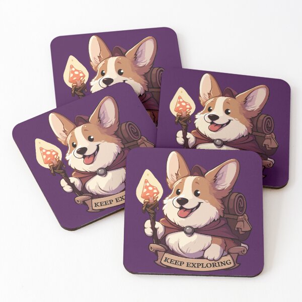 Item preview, The Questing Corgi designed and sold by BarkandStick.