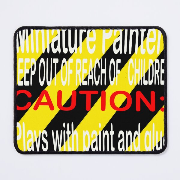 Item preview, Miniature Painter Keep Out of Reach of Children Caution:Plays with paint and glue designed and sold by Albin1961.