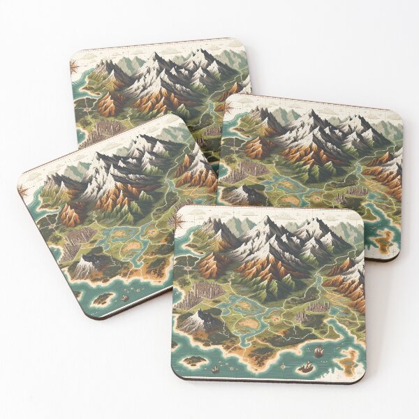 Item preview, Mystic Cartography: Realm of Peaks and Legends designed and sold by CreationP.