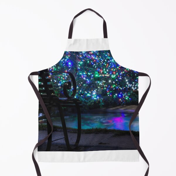 Item preview, Colourful Christmas lights reflecting in the river designed and sold by Martin Fenton.