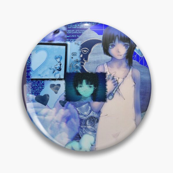 Artikelvorschau, Gemischte Cybercore-Collage von Lain entworfen und verkauft von MerikuroCreates.