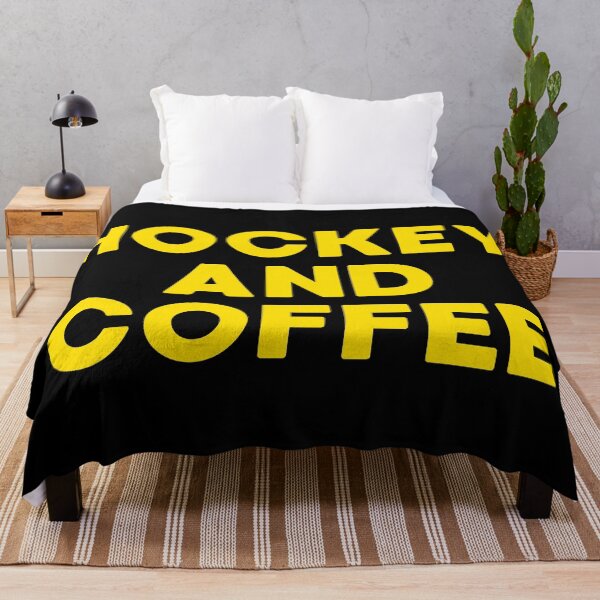 Item preview, HOCKEY AND COFFEE designed and sold by HOCKEYBUBBLE.