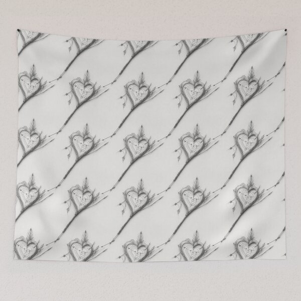 Item preview, MINIMALISTIC HEART SKETCH/TATTOO designed and sold by NAG5089A.
