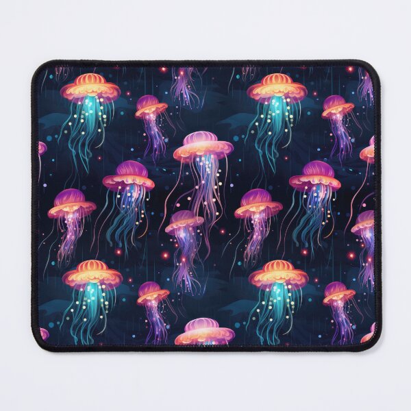 Item preview, Magical jellyfish dark pattern designed and sold by Daydreamsatdawn.