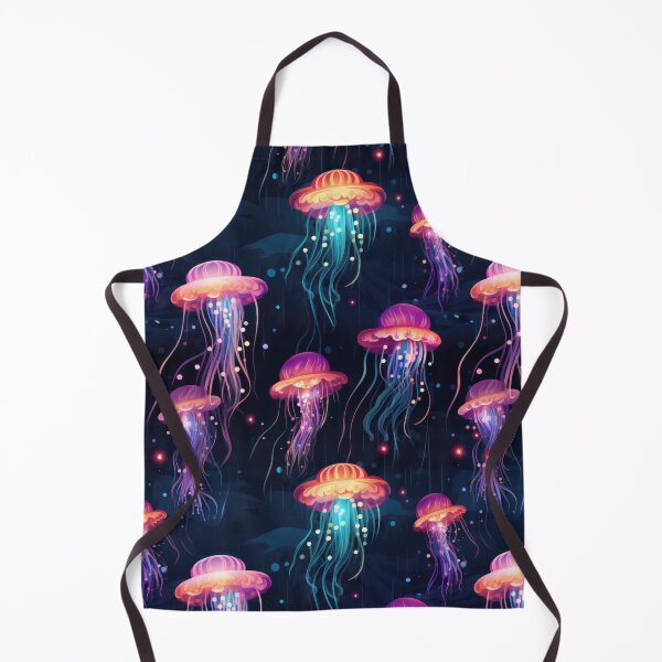 Item preview, Magical jellyfish dark pattern designed and sold by Daydreamsatdawn.