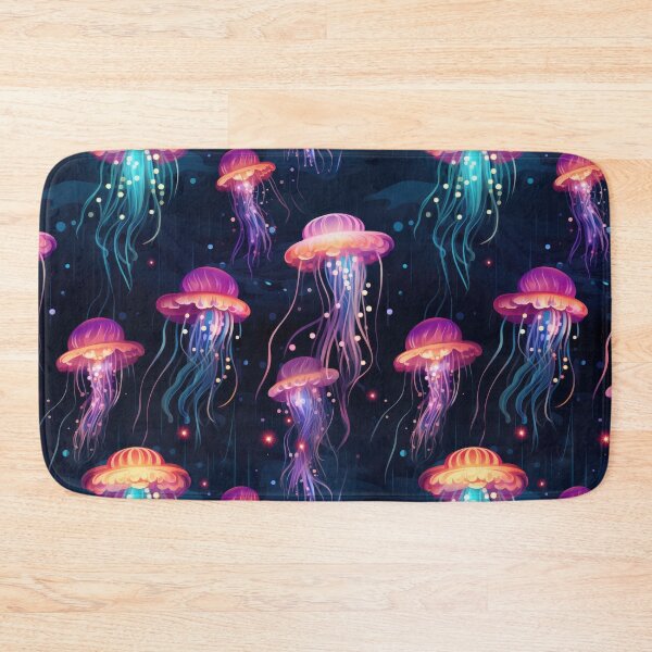 Item preview, Magical jellyfish dark pattern designed and sold by Daydreamsatdawn.