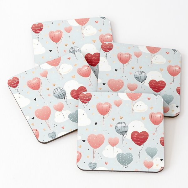 Item preview, Happy Valentine's Day pattern designed and sold by Krasnovaovaova.