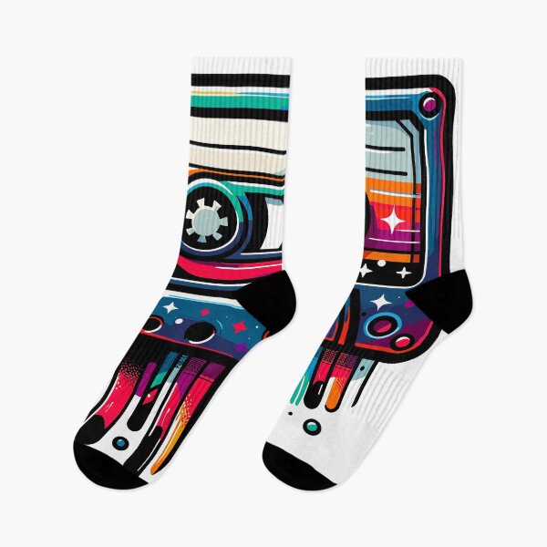 Item preview, Retro Melody - Vibrant Cassette Tape Art designed and sold by RyanBelandres.