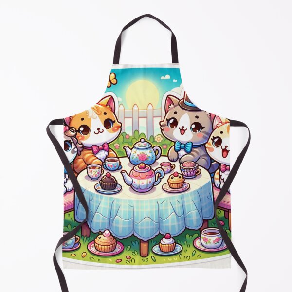 Item preview, Cute Cat Tea Party designed and sold by EasyPrints337.