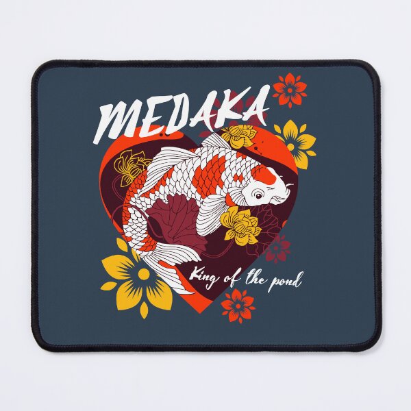 Item preview, Medaka King of the Pond Japanese Rice Fish designed and sold by NerdyCotton.