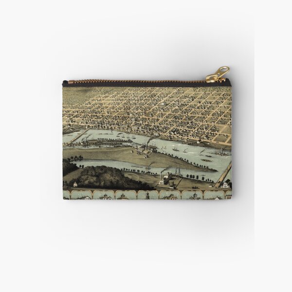Item preview, Saginaw City, Michigan (1867) designed and sold by allhistory.