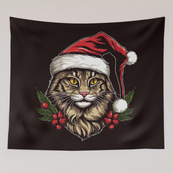 Item preview, Christmas Bobcat designed and sold by creativellashop.