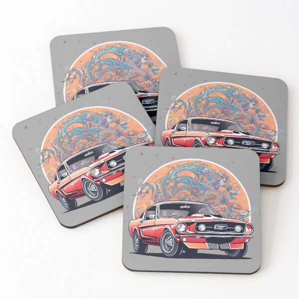 Item preview, Mustang side view nostalgic designed and sold by Didier Junk.