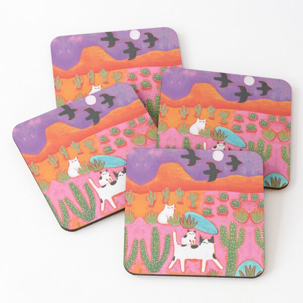 Item preview, Southwest Desert Cats designed and sold by KilkennyCat Art.