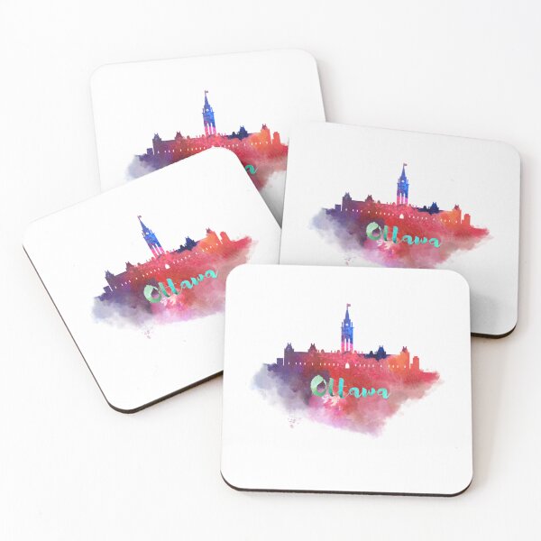 Item preview, ottawa city skyline silhouette designed and sold by DeluxBee.