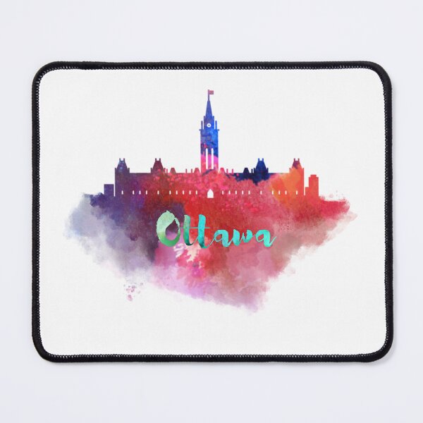 Item preview, ottawa city skyline silhouette designed and sold by DeluxBee.