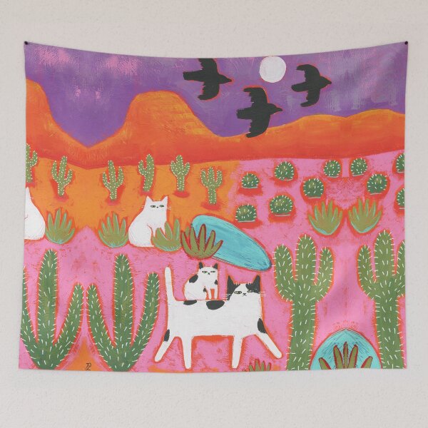 Item preview, Southwest Desert Cats designed and sold by KilkennyCat Art.