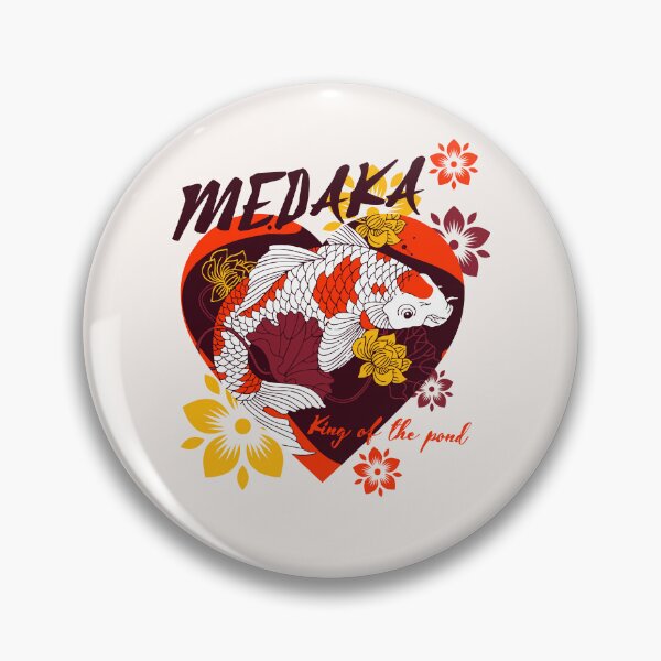 Item preview, Medaka King of the Pond Japanese Rice Fish designed and sold by NerdyCotton.