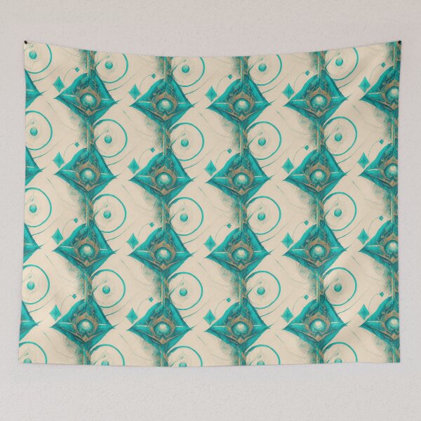Item preview, MYSTIC TEAL GEOMETRY designed and sold by NAG5089A.