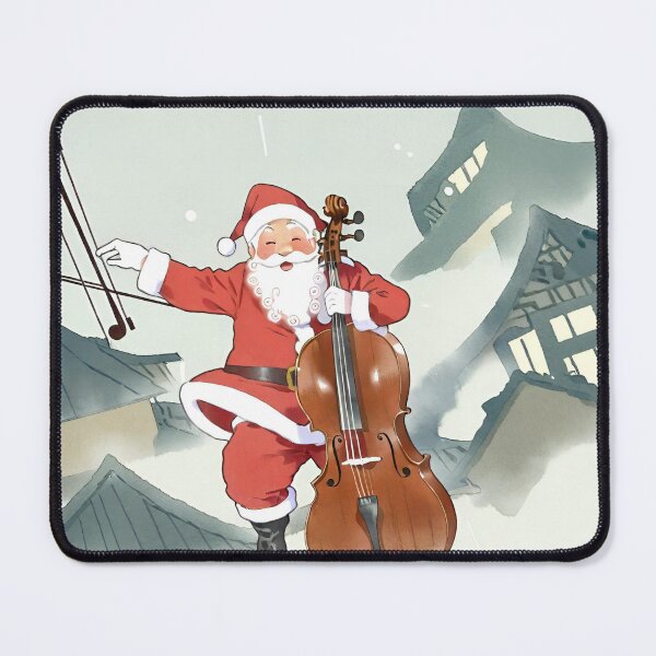 Item preview, Santa Claus with a cello designed and sold by LTI-Stickers.