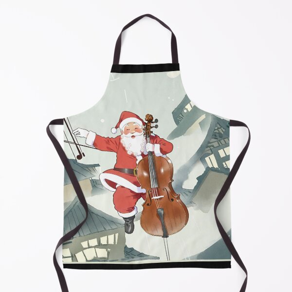 Item preview, Santa Claus with a cello designed and sold by LTI-Stickers.