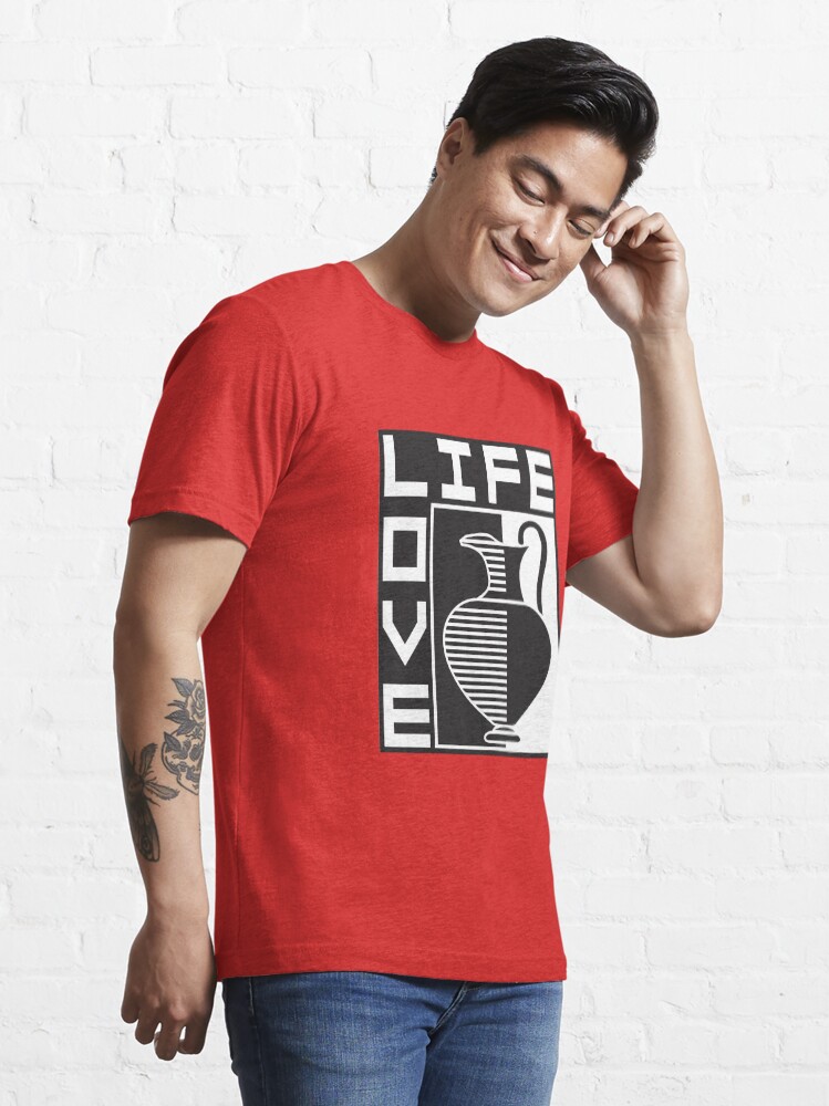 Alternate view of LIFE, LOVE, POTTERY Essential T-Shirt