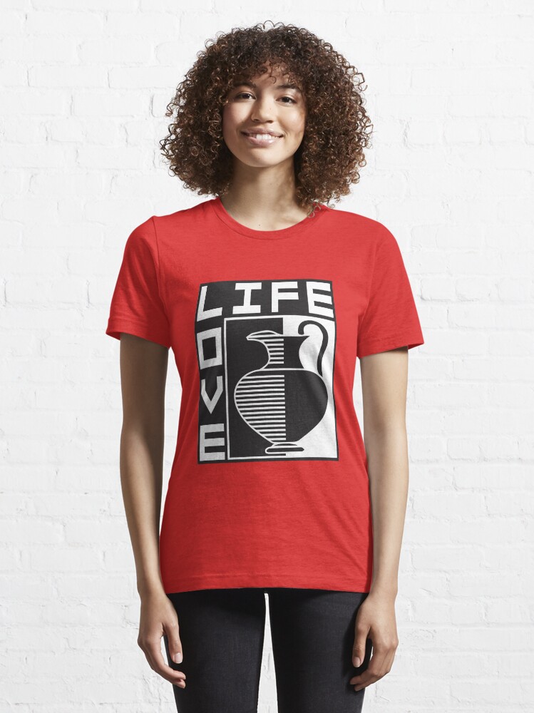 Alternate view of LIFE, LOVE, POTTERY Essential T-Shirt