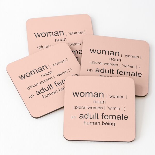 Item preview, Adult Human female - definition - Feminist Quotes designed and sold by FanitsaArt.