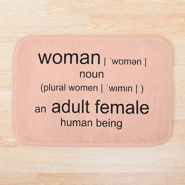 Item preview, Adult Human female - definition - Feminist Quotes designed and sold by FanitsaArt.